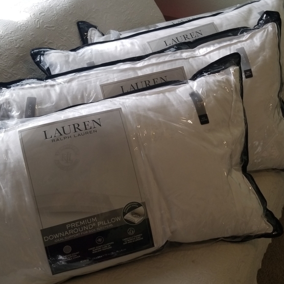 Ralph Lauren KING size downaround pillow - Picture 4 of 8